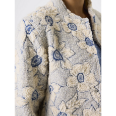 GARCIA GARCIA 26E JACKET TEXTURE DOUX FLEURS SOFT IVORY