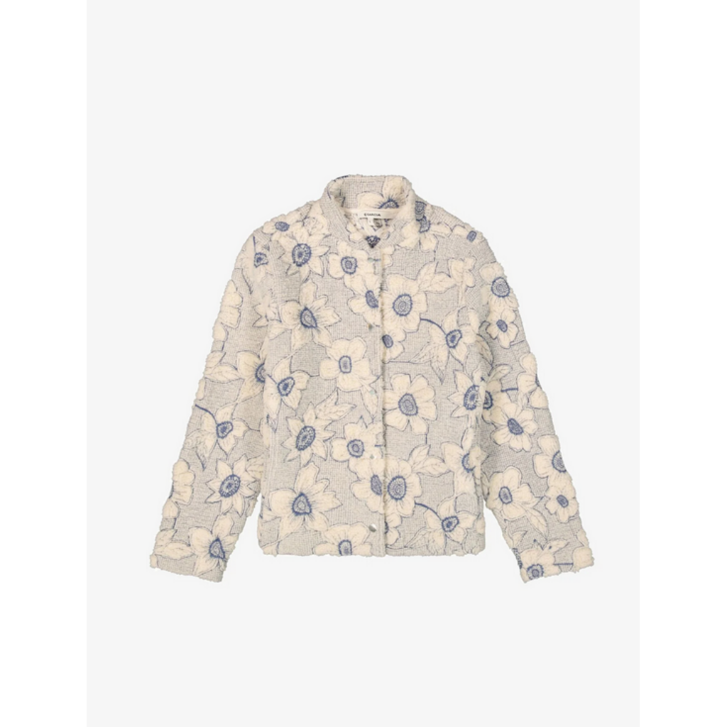 GARCIA GARCIA 26E JACKET TEXTURE DOUX FLEURS SOFT IVORY