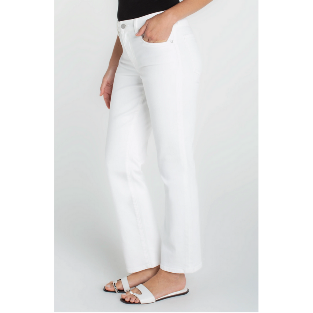 LIVERPOOL LIVERPOOL 26E JEAN STRAIGHT 30'' BLANC