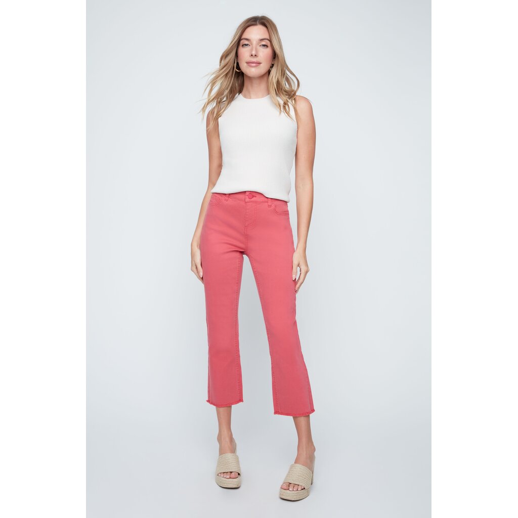 RENUAR RENUAR 26E PANTALON 7/8 TENCEL TERRACOTTA ROSE