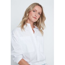 RENUAR RENUAR 26E CHEMISE COURTE MANCHE 7/8 CREME