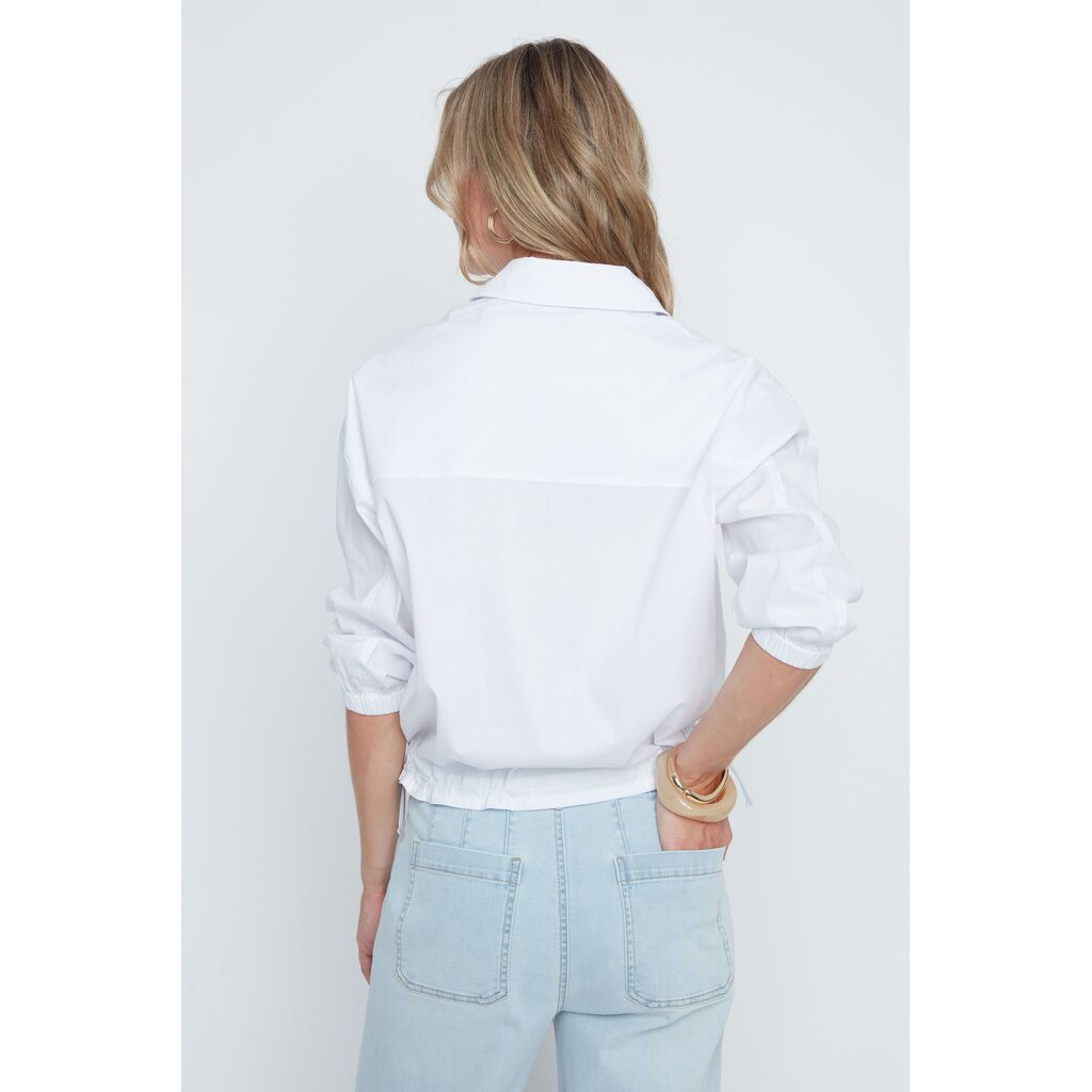 RENUAR RENUAR 26E CHEMISE COURTE MANCHE 7/8 CREME