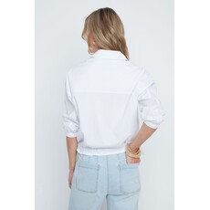 RENUAR RENUAR 26E CHEMISE COURTE MANCHE 7/8 CREME