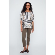 RENUAR RENUAR 26E TOP CARRE PLANTES BLACK COMBO