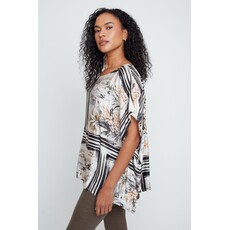 RENUAR RENUAR 26E TOP CARRE PLANTES BLACK COMBO