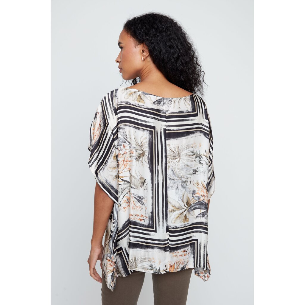 RENUAR RENUAR 26E TOP CARRE PLANTES BLACK COMBO