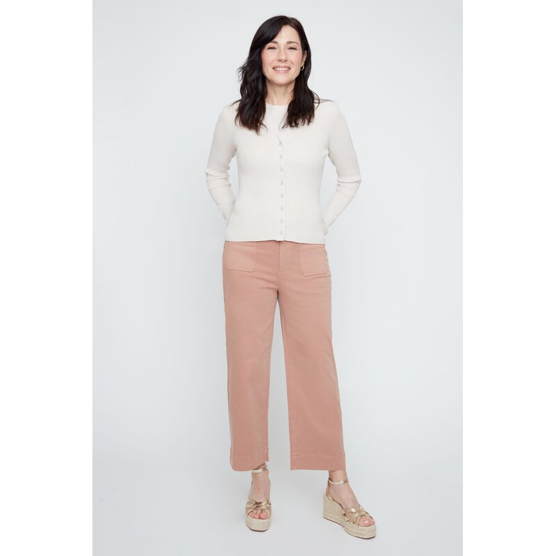 RENUAR RENUAR 26E VESTE TRICOT OYSTER