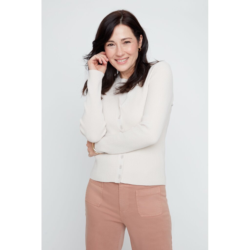 RENUAR RENUAR 26E VESTE TRICOT OYSTER