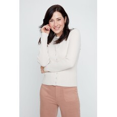 RENUAR RENUAR 26E VESTE TRICOT OYSTER