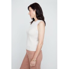 RENUAR RENUAR 26E TOP TRICOT SANS MANCHE OYSTER