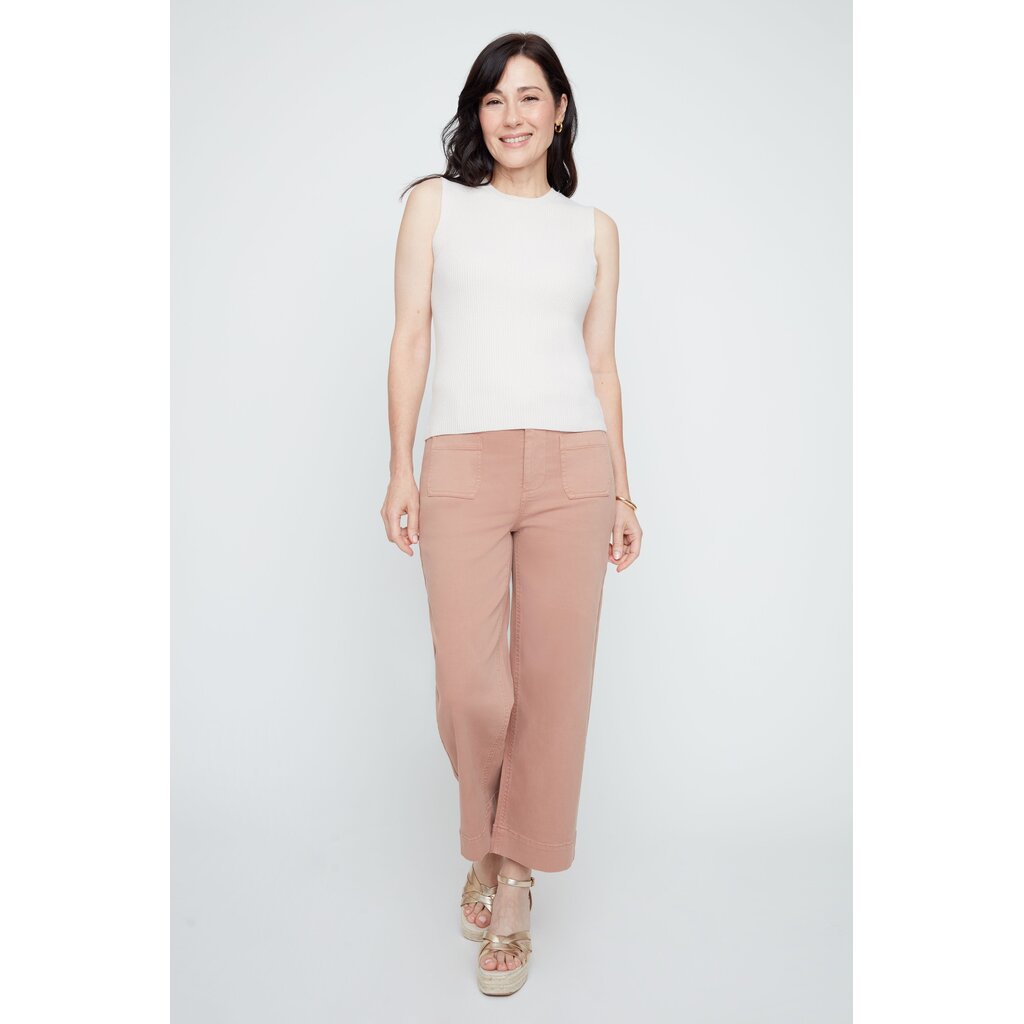 RENUAR RENUAR 26E TOP TRICOT SANS MANCHE OYSTER