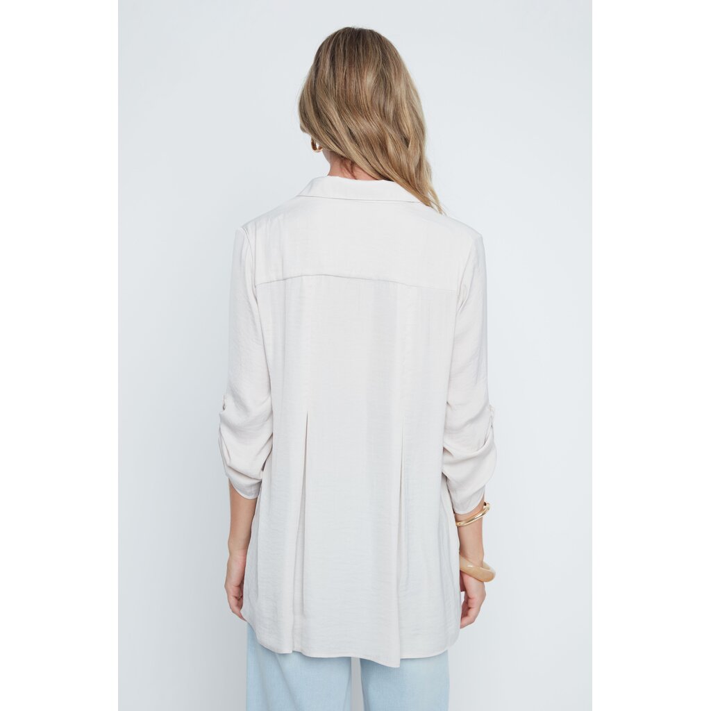 RENUAR RENUAR 26E BLOUSE AIRFLOW CROISEE OYSTER