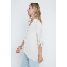 RENUAR RENUAR 26E BLOUSE AIRFLOW CROISEE OYSTER