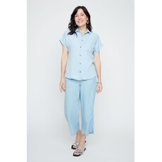 RENUAR RENUAR 26E BLOUSE SANS MANCHE CHAMBRAY