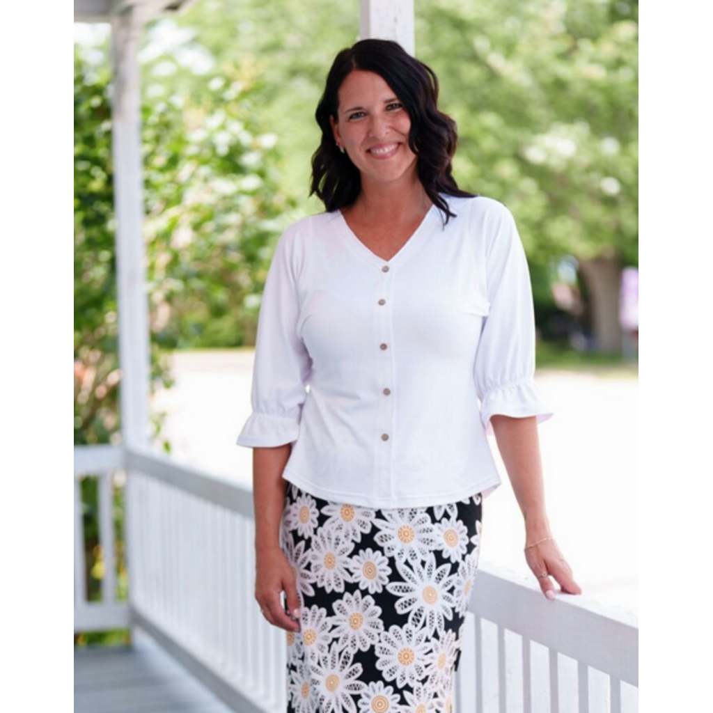 RIEN NE SE PERD TOUT SE CREE RIEN NE SE PERD 26E BLOUSE TONIQUE BLANC