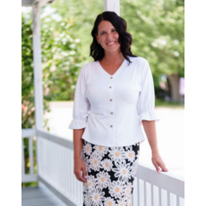 RIEN NE SE PERD TOUT SE CREE RIEN NE SE PERD 26E BLOUSE TONIQUE BLANC