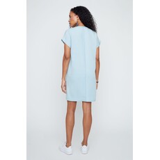 RENUAR RENUAR 26E ROBE COURTE COL V CHAMBRAY