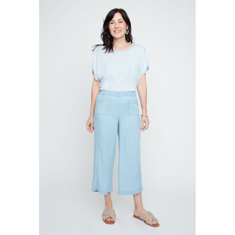 RENUAR RENUAR 26E GAUCHO POCHES AVANT CHAMBRAY