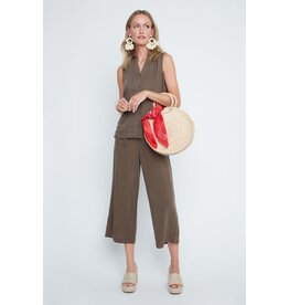 RENUAR RENUAR 26E GAUCHO POCHES AVANT KAKI