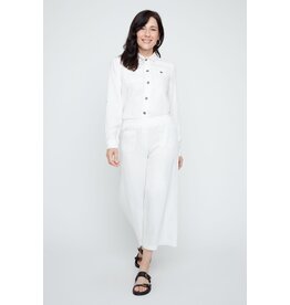 RENUAR RENUAR 26E CHEMISE CROP POCHES CREME