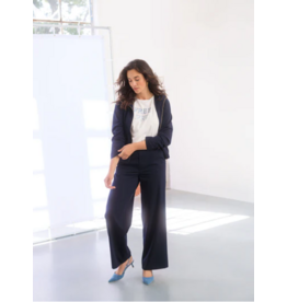 YEST YEST 26E VESTE ISLAY CROP CAPUCHON NAVY