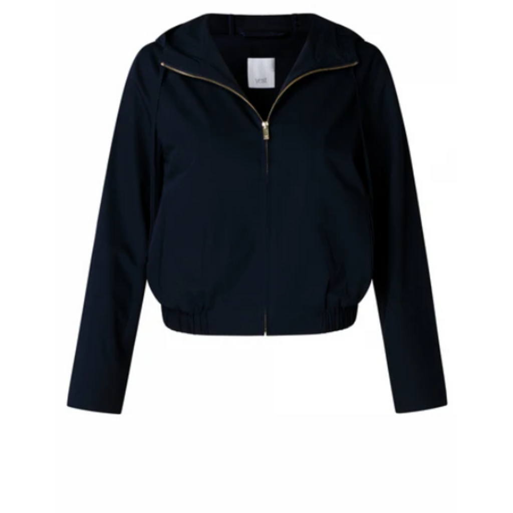 YEST YEST 26E VESTE ISLAY CROP CAPUCHON NAVY