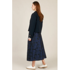 YEST YEST 26E VESTE ILSE GROS BOUTONS NAVY/BLANC