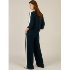 YEST YEST 26E TOP INAYA COL BATEAU LIGNE NAVY/BLANC