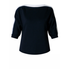 YEST YEST 26E TOP INAYA COL BATEAU LIGNE NAVY/BLANC