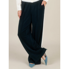 YEST YEST 26E PANT ILMA LIGNE SUR COTE NAVY/BLANC