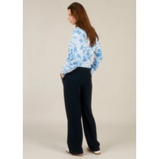 YEST YEST 26E PANTALON INA WIDE LEG NAVY