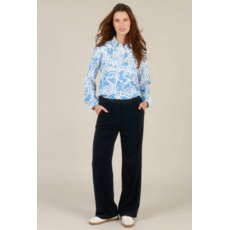 YEST YEST 26E PANTALON INA WIDE LEG NAVY