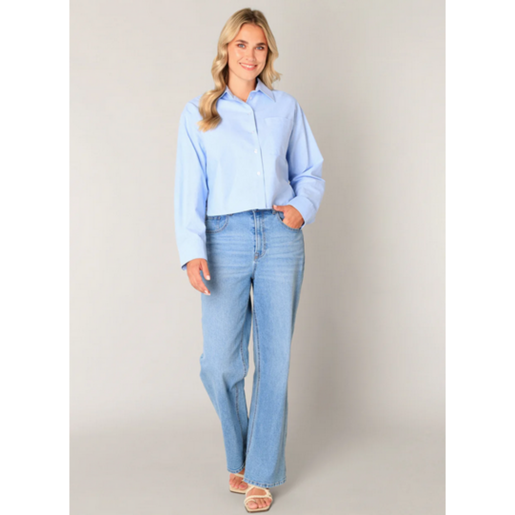 YEST YEST 26E CHEMISIER BEA BLEU CLAIR