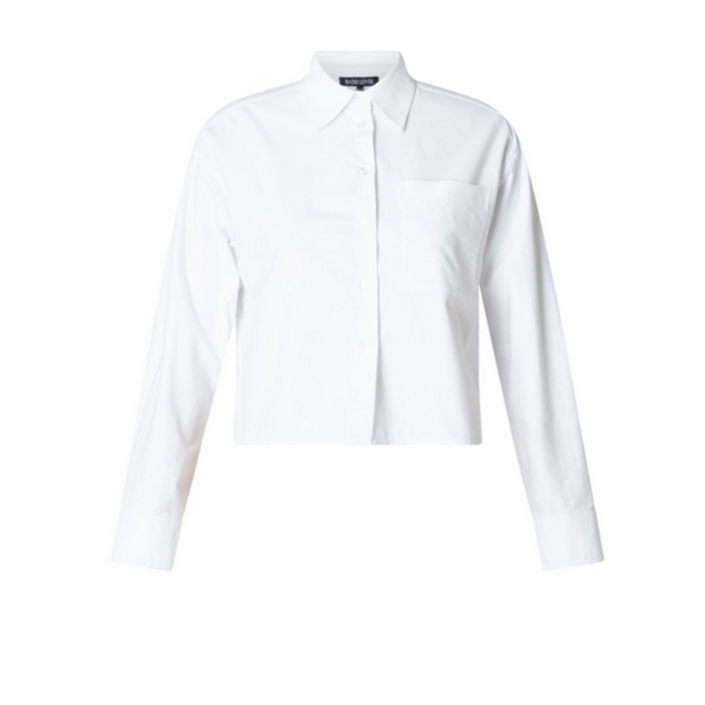 YEST YEST 26E CHEMISIER BEA CROP BLANC