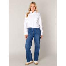 YEST YEST 26E CHEMISIER BEA CROP BLANC