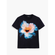 DESIGUAL DESIGUAL 26E TSHIRT ESTOCOLMO FLEUR TEXTURE NAVY