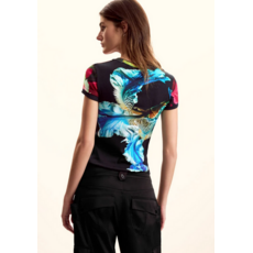 DESIGUAL DESIGUAL 26E TSHIRT LACROIX FLEURS MULTI