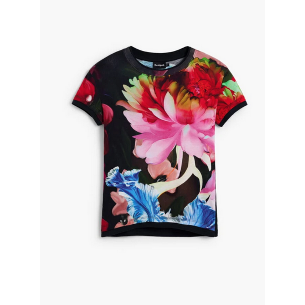DESIGUAL DESIGUAL 26E TSHIRT LACROIX FLEURS MULTI