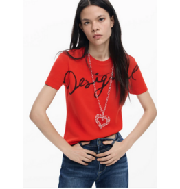 DESIGUAL DESIGUAL 26E TSHIRT FLORENCIA ROUGE