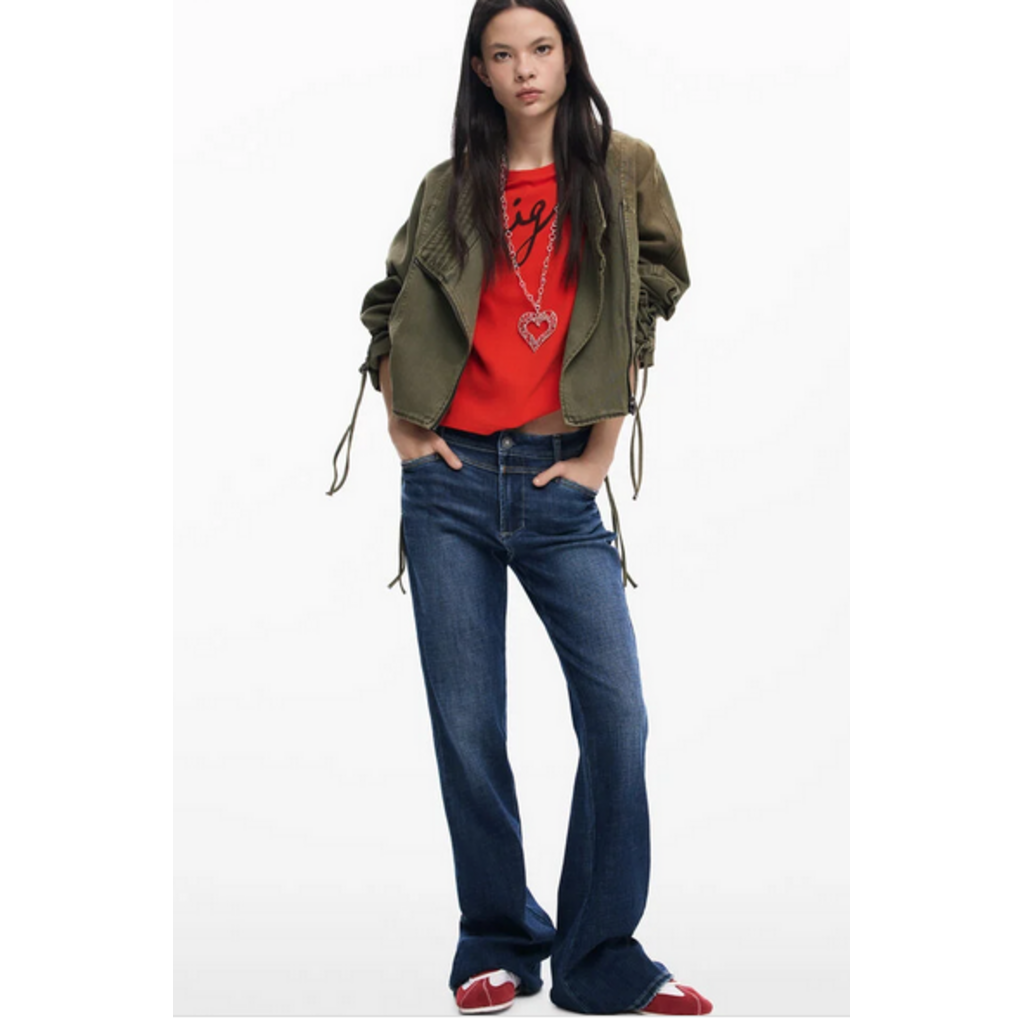 DESIGUAL DESIGUAL 26E TSHIRT FLORENCIA ROUGE