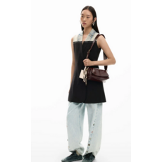 DESIGUAL DESIGUAL 26E VESTE LONGUE POTTER S MANCHE JEAN/NOIR