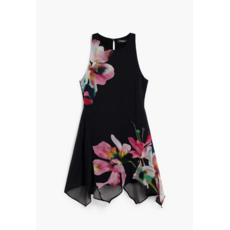 DESIGUAL DESIGUAL 26E ROBE COURTE NALA S MANCHE VOILE NOIR