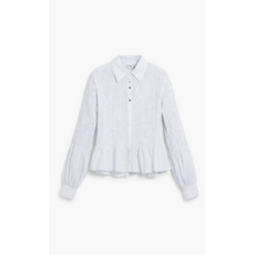DESIGUAL DESIGUAL 26E CHEMISE MURI BAS A VOLANTS BLEU/BLANC