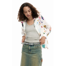 DESIGUAL DESIGUAL 26E CHEMISE MILA M LONGUE FLORAL CREME