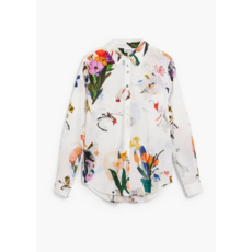 DESIGUAL DESIGUAL 26E CHEMISE MILA M LONGUE FLORAL CREME