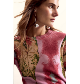 DESIGUAL DESIGUAL 26E TRICOT LEGER FLEURS ROSE