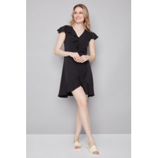 I LOVE TYLER MADISON TYLER MADISON 26E ROBE CACHE COEUR VOLANTS NOIR