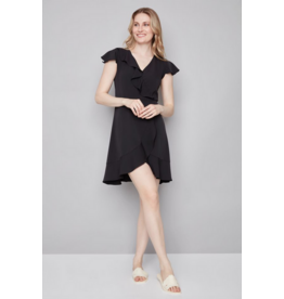 I LOVE TYLER MADISON TYLER MADISON 26E ROBE CACHE COEUR VOLANTS NOIR