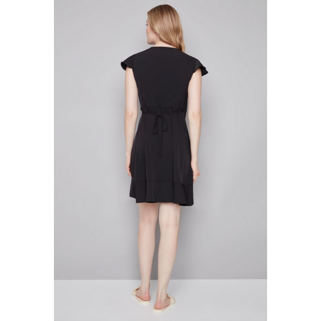 I LOVE TYLER MADISON TYLER MADISON 26E ROBE CACHE COEUR VOLANTS NOIR