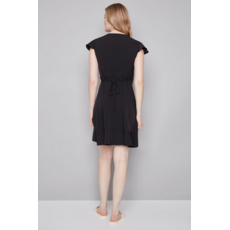 I LOVE TYLER MADISON TYLER MADISON 26E ROBE CACHE COEUR VOLANTS NOIR